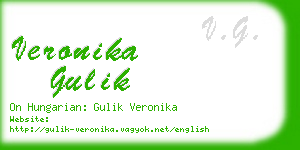 veronika gulik business card